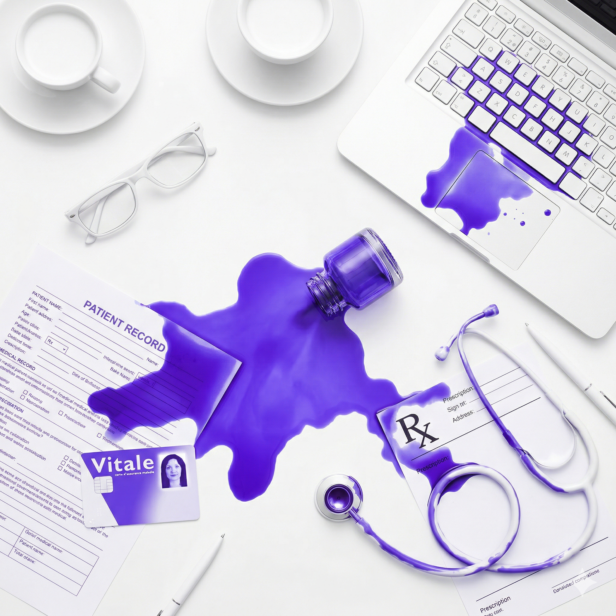 Professionnel de santé — données patients exposées